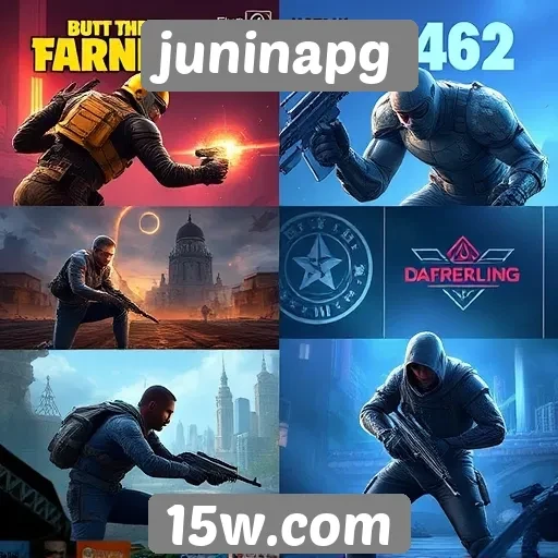 Gameplay de títulos populares no juninapg